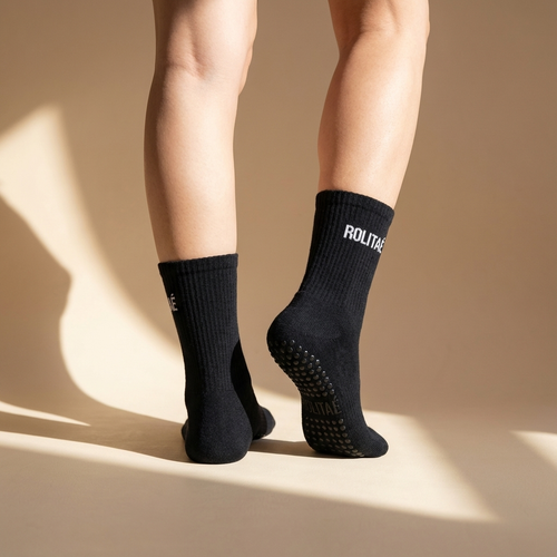 Anti-Slip Grip Sokken – Zwart