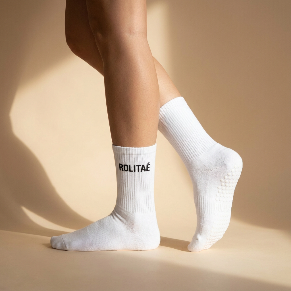 Anti-Slip Grip Sokken – Wit