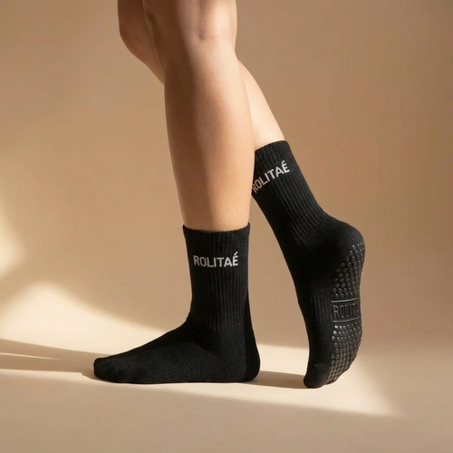 Anti-Slip Grip Sokken – Zwart